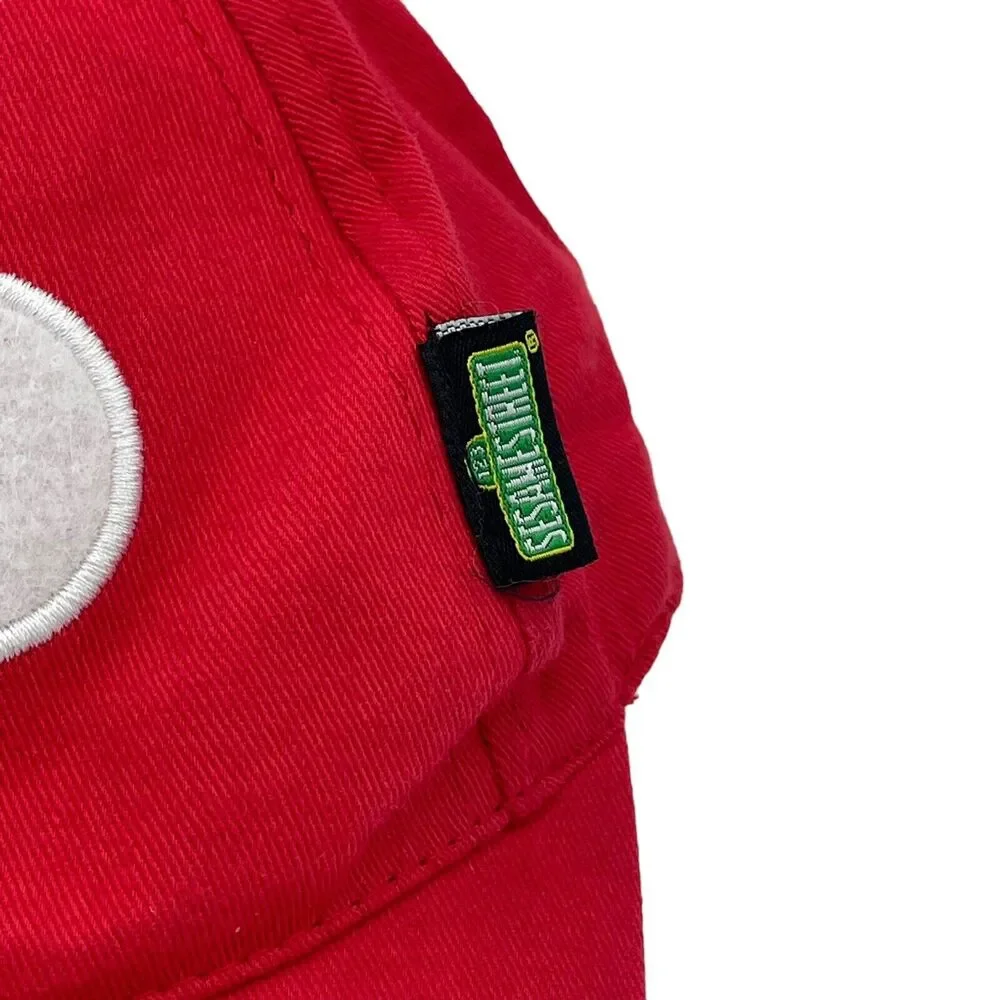 Elmo Hat Cap Sesame Street Brand Youth Size Strapback